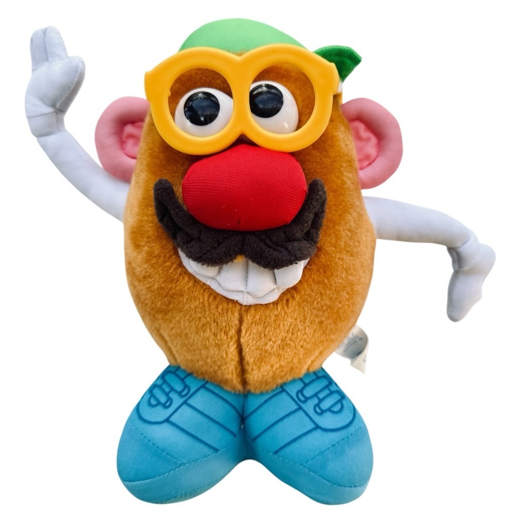 VTG 1998 Nanco Hasbro Mr. Potato Head Plush Toy With Glasses